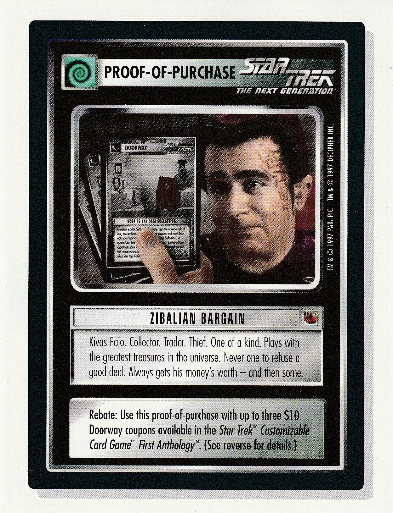 Zibalian Bargain Coupon